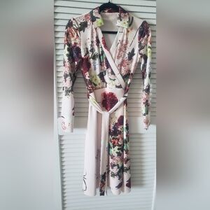 Floral Wrap Dress
